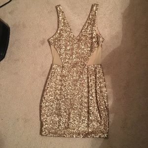BEBE sequin dress